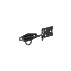 Securit Hasp And Staple - 75mm, Black