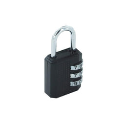 Securit Combination Padlock - 35mm, Black/Silver