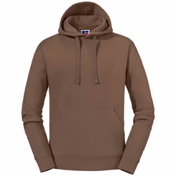 Russell Mens Authentic Hoodie - One Size, Mocha Brown