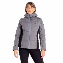Dare 2B Womens/Ladies Expertise Marl Padded Ski Jacket - 12 UK, Charcoal Grey
