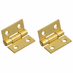 Securit Brass Butt Hinges (Pack of 2)