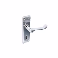 Securit Chrome Scroll Door Handle (Pack of 2)