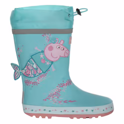 Regatta Childrens/Kids Puddle Peppa Pig Wellington Boots - 11 UK Child, Aruba Blue