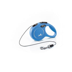 Flexi New Classic Small Retractable Dog Lead - 8m, Blue