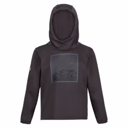 Regatta Childrens/Kids Highton Mountain Extol Stretch Hoodie - 9-10 Years, Dark Grey