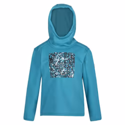Regatta Childrens/Kids Highton Abstract Extol Stretch Hoodie - 11-12 Years, Pagoda Blue