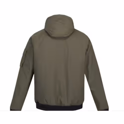 Regatta Mens Faizan Hooded Waterproof Jacket - 3XL, Dark Khaki