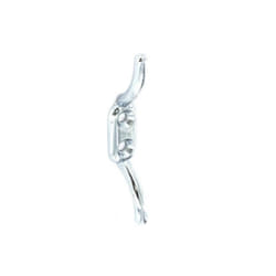 Securit Zinc Plated Cleat Hook - 110mm, Silver