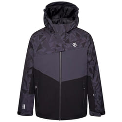 Dare 2B Childrens/Kids Humour II Geometric Ski Jacket - 5-6 Years, Black/Ebony Grey