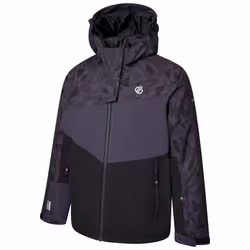 Dare 2B Childrens/Kids Humour II Geometric Ski Jacket - 5-6 Years, Black/Ebony Grey
