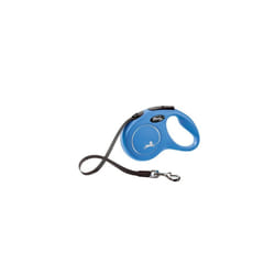 Flexi New Classic Small Retractable Dog Lead - 5m, Blue