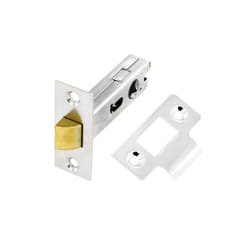 Securit Nickel Plated Latch - 63mm, Silver