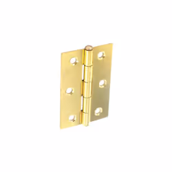 Securit Brass Plated Butt Hinges (Pack of 2)