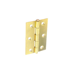 Securit Brass Plated Butt Hinges (Pack of 2)