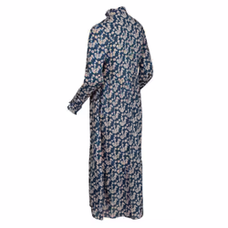 Regatta Womens/Ladies Orla Kiely Water Floral Long-Sleeved Midi Dress - 18 UK, Blue