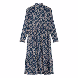 Regatta Womens/Ladies Orla Kiely Water Floral Long-Sleeved Midi Dress - 12 UK, Blue
