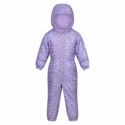 Regatta Childrens/Kids Splat II Zebra Print Waterproof Puddle Suit
