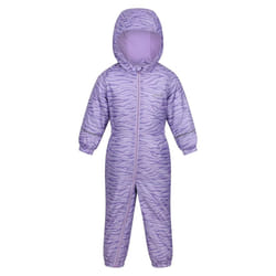 Regatta Childrens/Kids Splat II Zebra Print Waterproof Puddle Suit