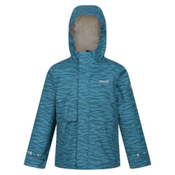 Regatta Childrens/Kids Bambee Zebra Print Waterproof Jacket - 11-12 Years, Dragonfly