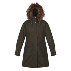 Regatta Womens/Ladies Shiloh Faux Fur Trim Parka - 14 UK, Dark Khaki