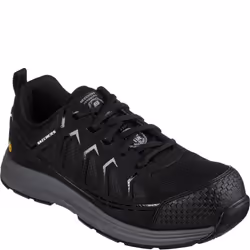 Skechers Mens Malad II Safety Trainers - 8 UK, Black