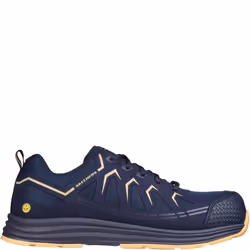 Skechers Mens Malad II Safety Trainers - 7 UK, Navy/Tan
