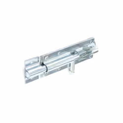 Securit Zinc Plated Tower Bolt - 100mm, Chrome