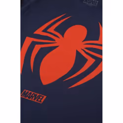 Spider-Man Mens Logo T-Shirt - S, Navy