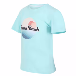 Regatta Childrens/Kids Bosley V Graphic Print T-Shirt - 3-4 Years, Aruba Blue