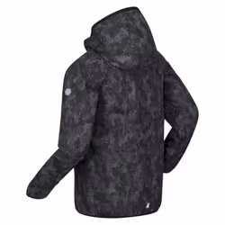 Regatta Childrens/Kids Volcanics VI Camo Waterproof Jacket - 5-6 Years, Dark Grey