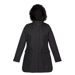 Regatta Womens/Ladies Sabinka Faux Fur Trim Parka - 8 UK, Black