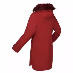 Regatta Womens/Ladies Sabinka Faux Fur Trim Parka - 12 UK, Cabernet
