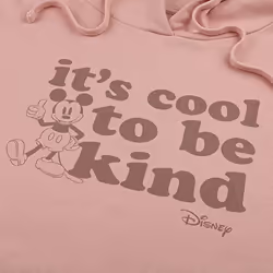 Disney Womens/Ladies Its Cool To Be Kind Mickey Mouse Hoodie - M, Dusky Pink