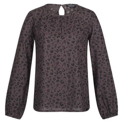 Regatta Womens/Ladies Hadria Animal Print Blouse - 8 UK, Black