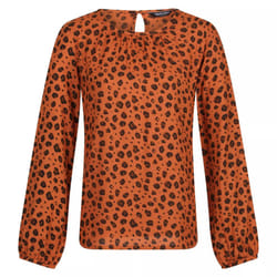 Regatta Womens/Ladies Hadria Animal Print Blouse - 14 UK, Copper Almond