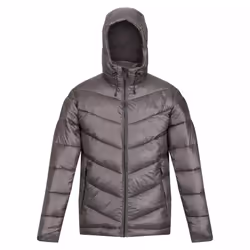 Regatta Mens Toploft II Hooded Padded Jacket - XL, Dark Grey