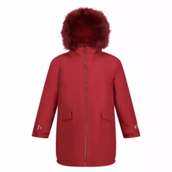 Regatta Childrens/Kids Adelyn Waterproof Parka - 14 Years, Dark Pimento