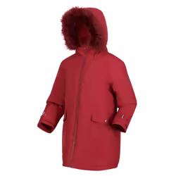 Regatta Childrens/Kids Adelyn Waterproof Parka - 14 Years, Dark Pimento