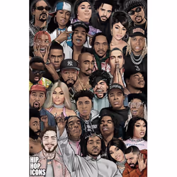 Pyramid International Hip Hop Icons Poster