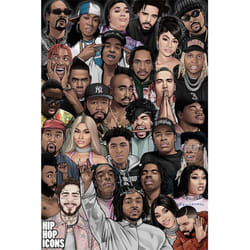 Pyramid International Hip Hop Icons Poster