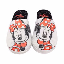 Disney Womens/Ladies Minnie Mouse Slippers - 7 UK-8 UK, Grey