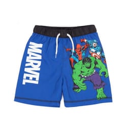 Marvel Boys Swim Shorts - 9-10 Years, Blue/White