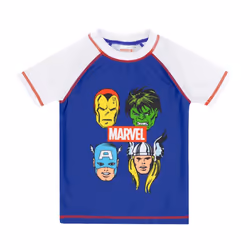 Marvel Boys Superhero Swim Set - 4-5 Years, Blue/White