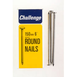 Challenge Steel Wire Nails - 150mm, Silver