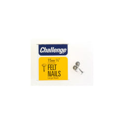 Challenge Galvanised Clout Nails - 15mm, Silver