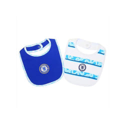 Chelsea FC Baby Crest Bibs (Pack of 2)