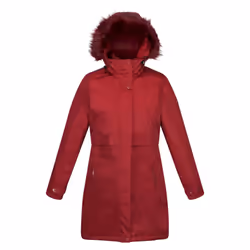 Regatta Womens/Ladies Lyanna Faux Fur Trim Parka - 10 UK, Cabernet