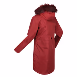 Regatta Womens/Ladies Lyanna Faux Fur Trim Parka - 10 UK, Cabernet
