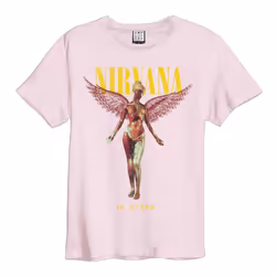 Amplified Womens/Ladies In Utero Nirvana Crop Top - M, Pink