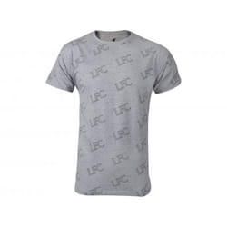 Liverpool FC Mens Repeat Logo T-Shirt - M, Grey